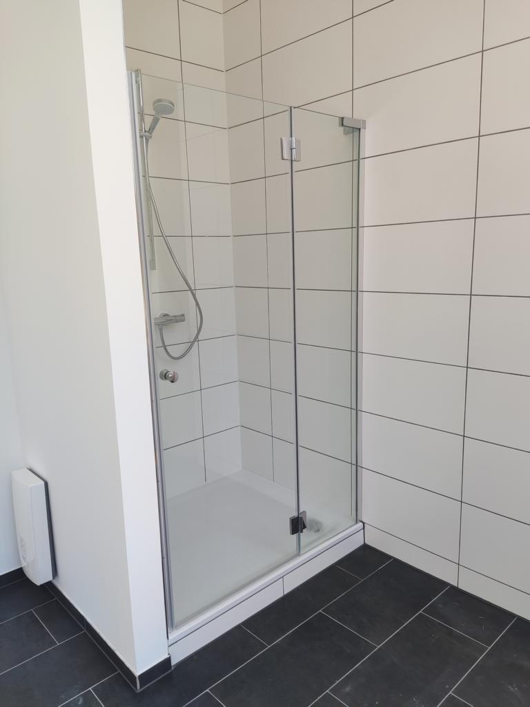 ALCOVA Nischentür Aus ESG-Sicherheitsglas – Rahmenlos, Magnetisch Abdichtend Für Duschen Bis 109 Cm